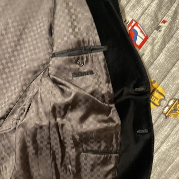 Tuxedo jacket Hugo boss black cotton like new . - Picture 7 of 10